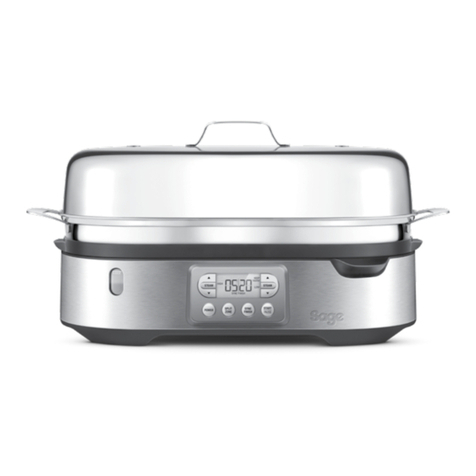 Sage Steam Zone SFS800 User manual