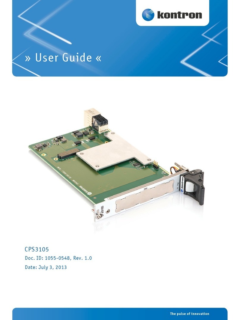 Kontron CPS3105 User manual