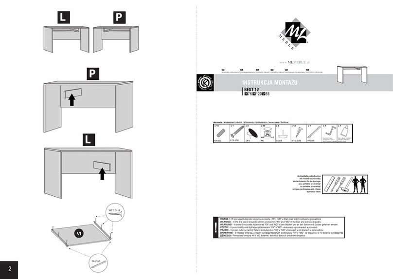 mlmeble BEST 12 Assembly instructions mlmeble BEST 12 Assembly instructions