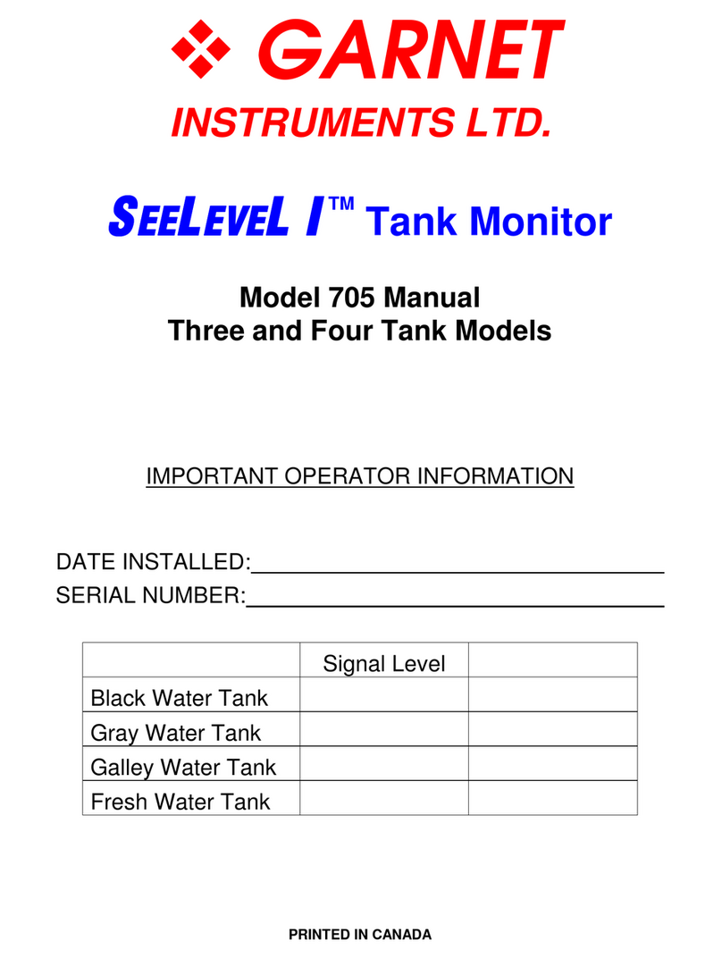Garnet SeeLevel I 705 Series manual