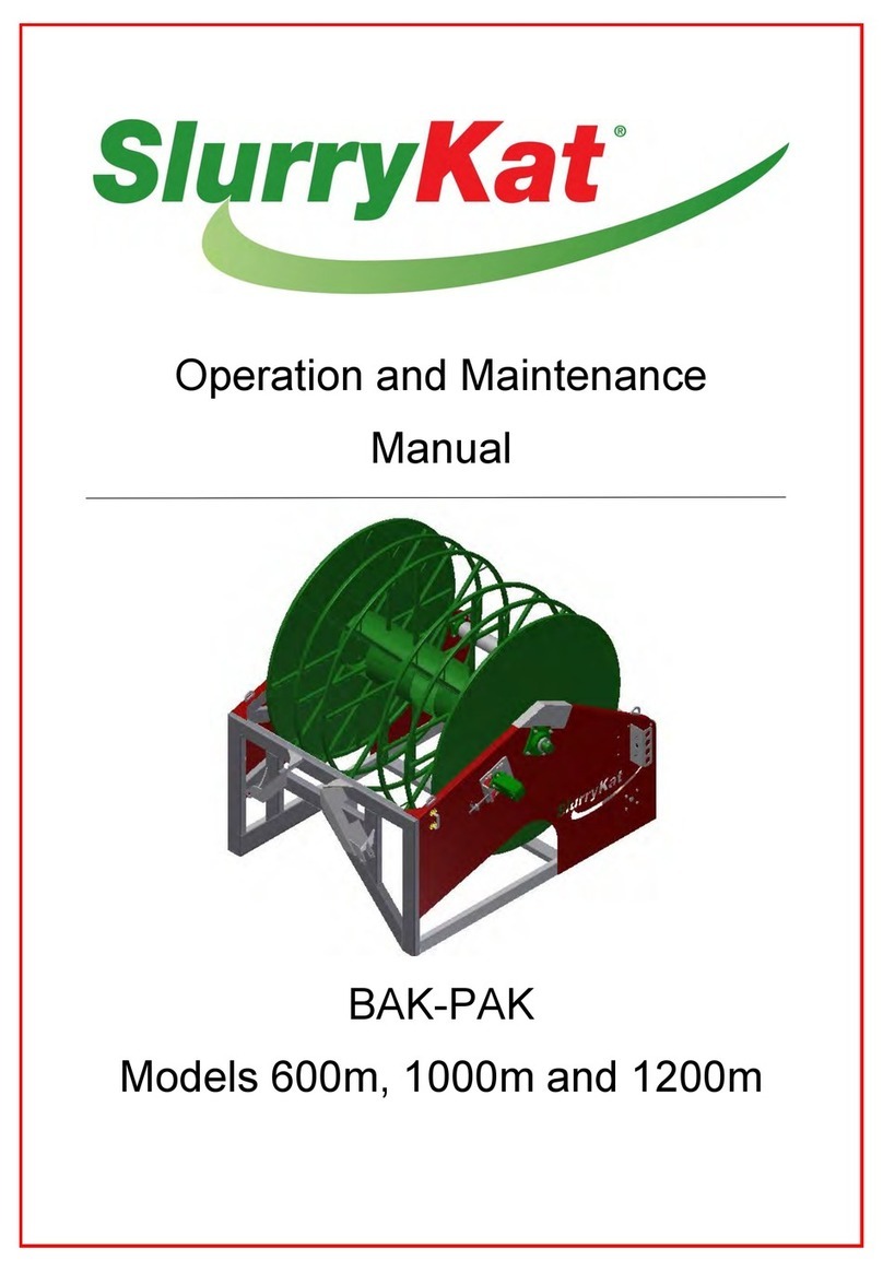 SlurryKat BAK-PAK 600m User manual