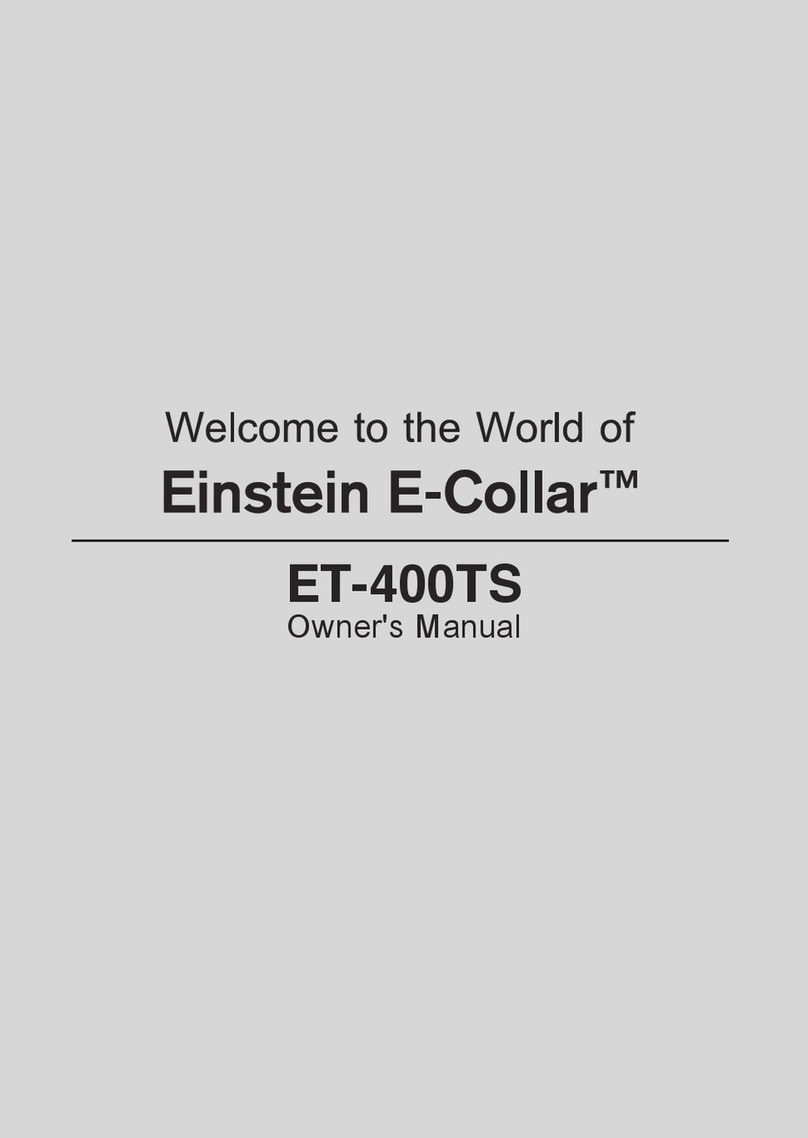 Einstein E-Collar ET-400TS owner's manual Einstein E-Collar ET-400TS owner's manual