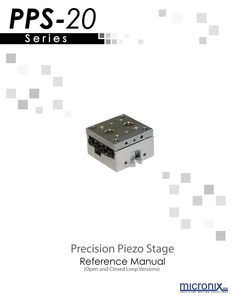 Micronix PPS-20 Series Reference manual