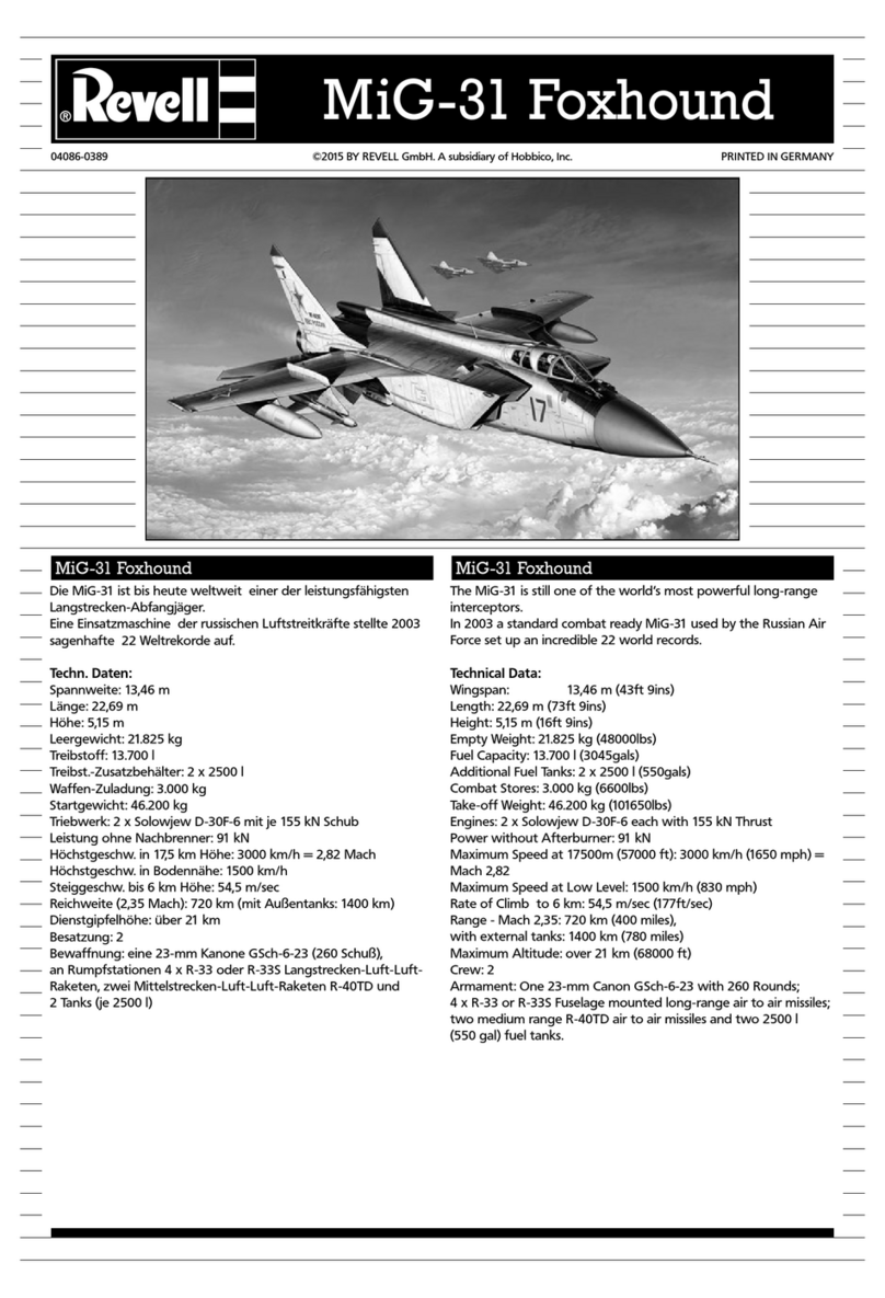 REVELL 04086 User manual