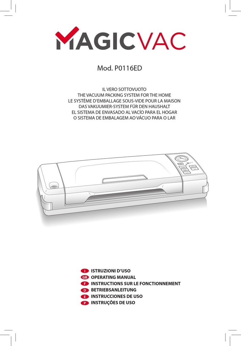 Magic Vac P0116ED operating manual