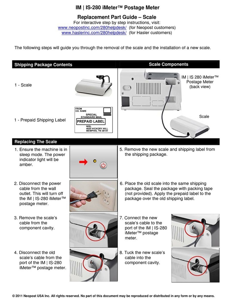Neopost iMeter IM-280 Manual