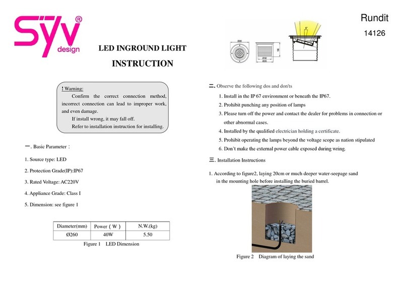 SYV design Rundit 14126 Instruction