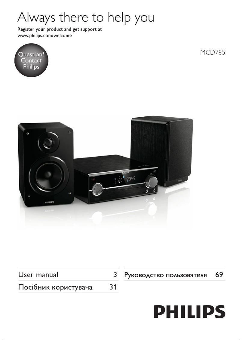 Philips MCD785 user manual