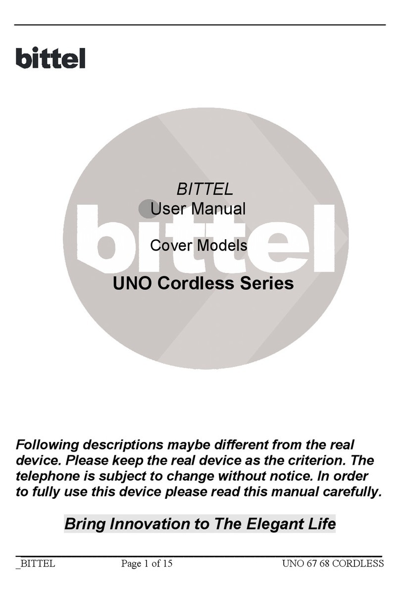 Bittel UNO Media Series User manual