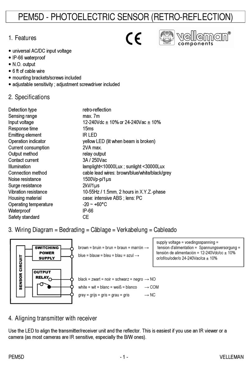 Velleman PEM5D User manual