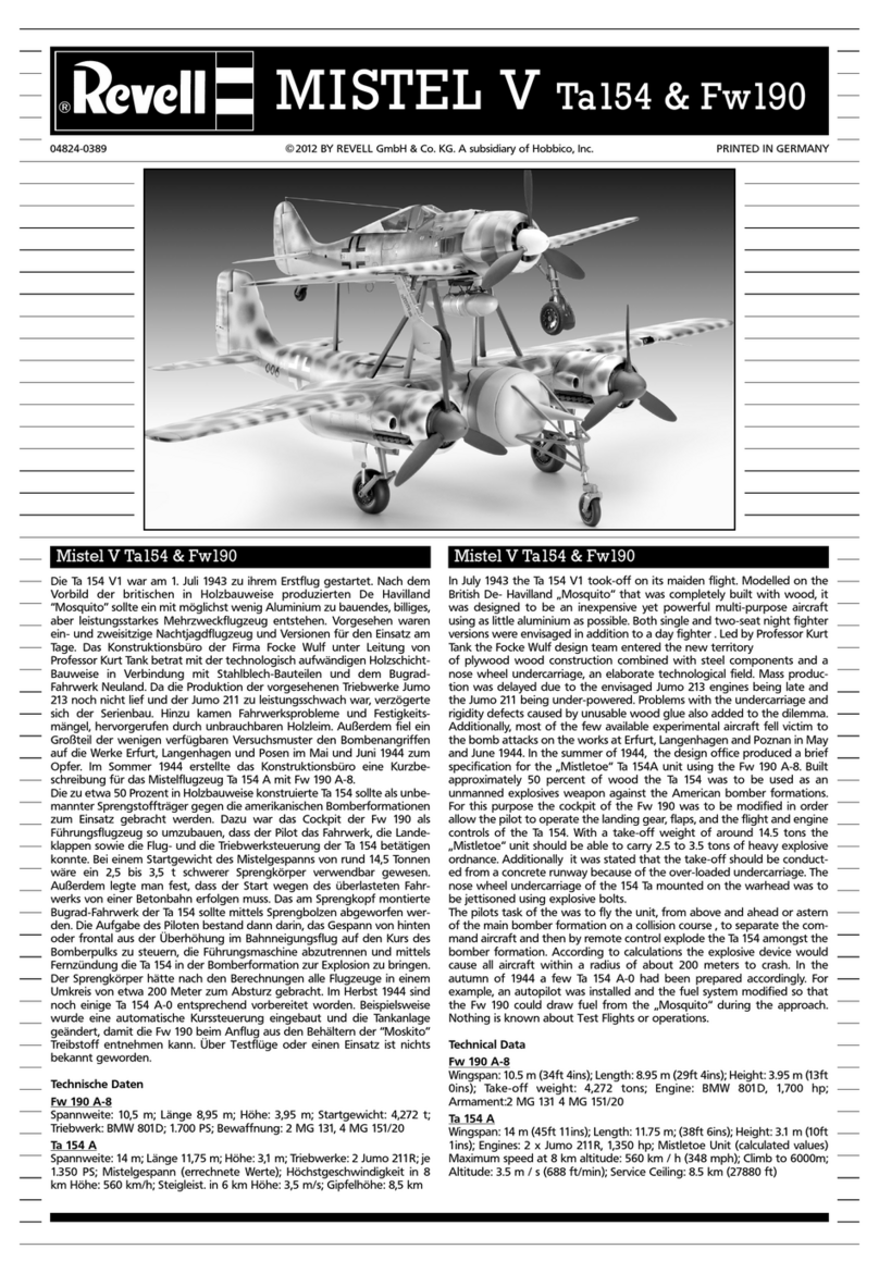 REVELL 04824 User manual REVELL 04824 User manual