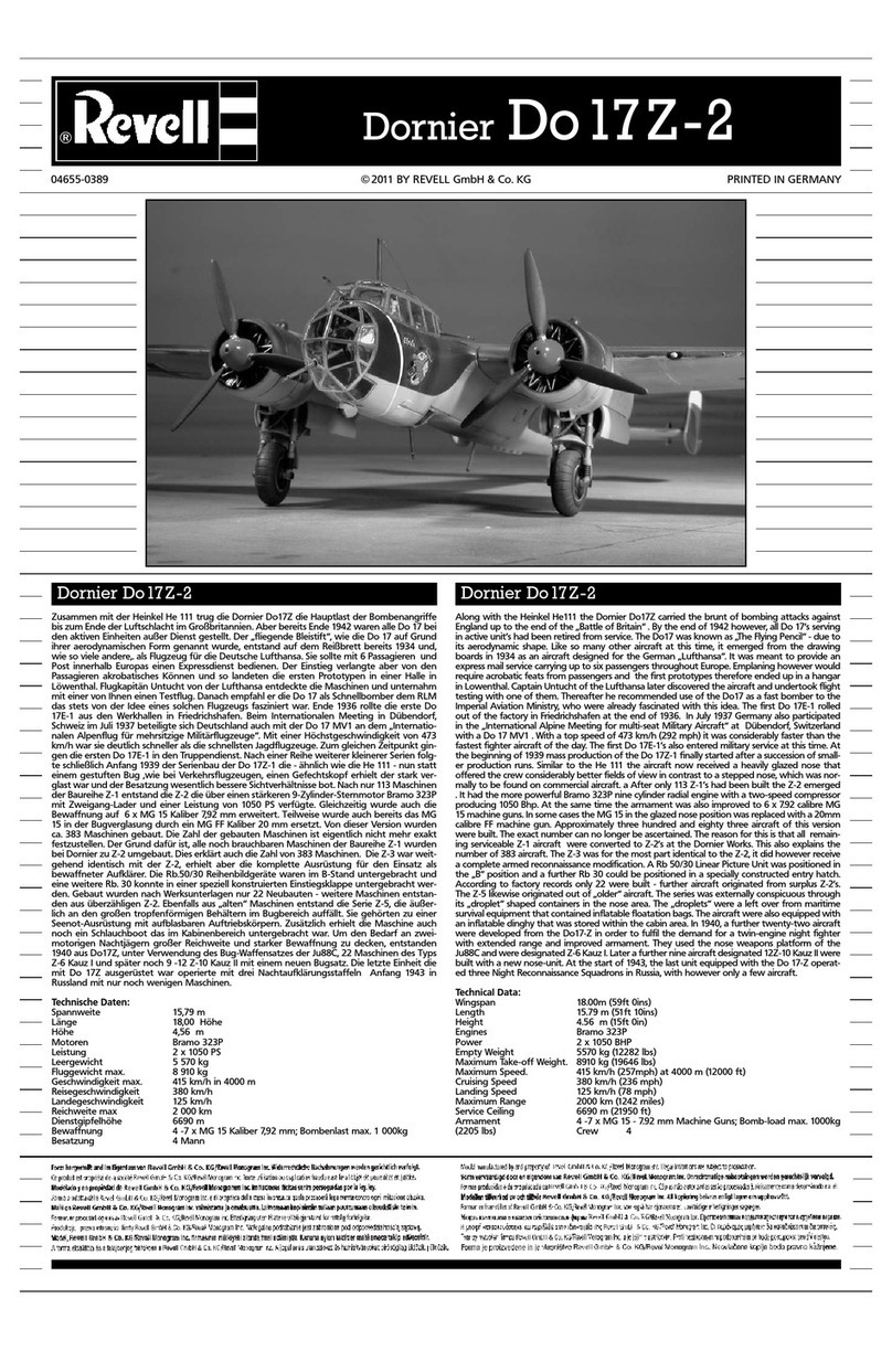 REVELL 04655 manual REVELL 04655 manual