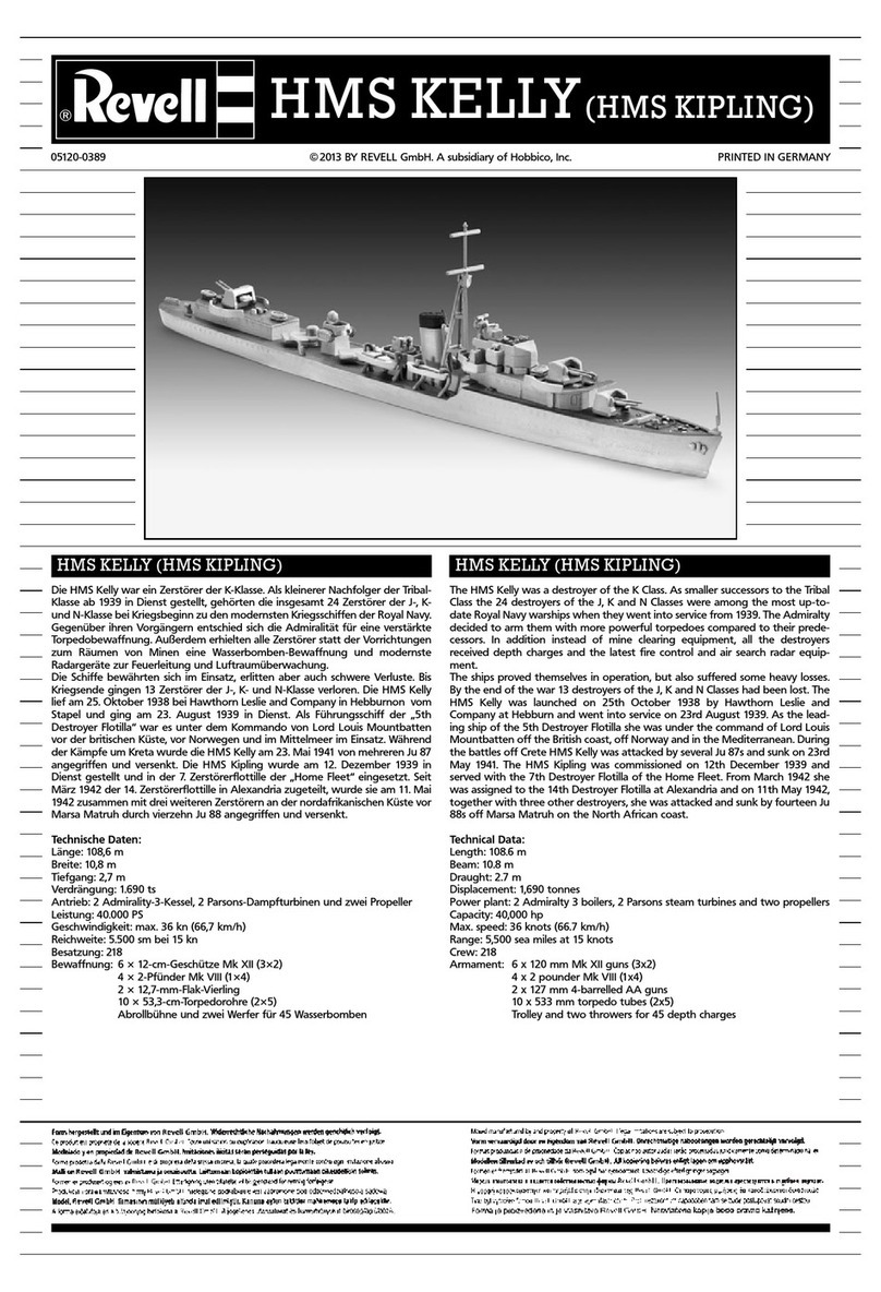 REVELL 05120 manual