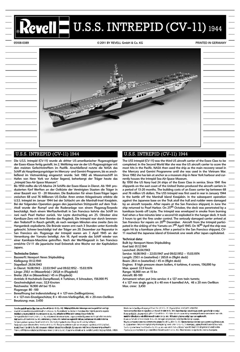 REVELL 05108 manual
