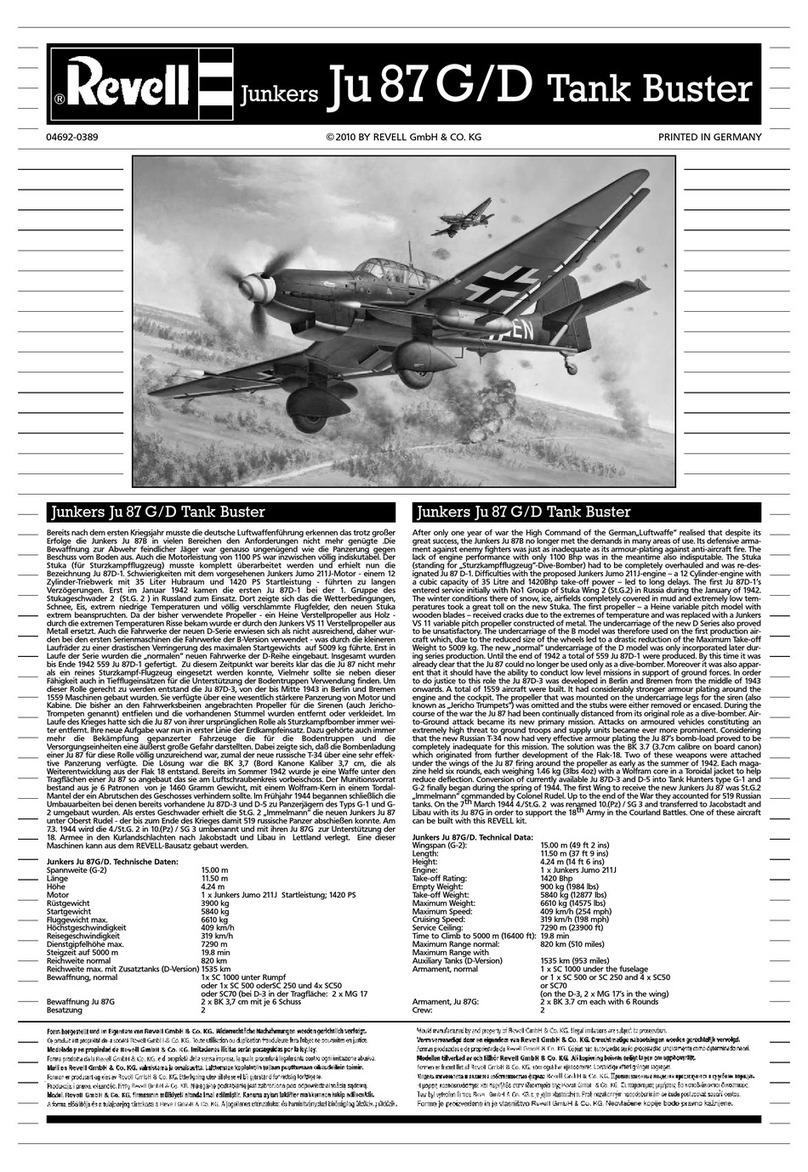 REVELL 04692 manual