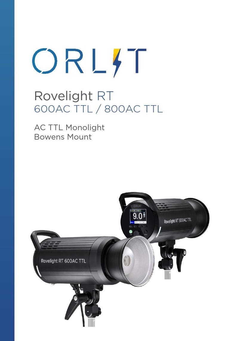 Orlit Rovelight RT 600AC TTL manual