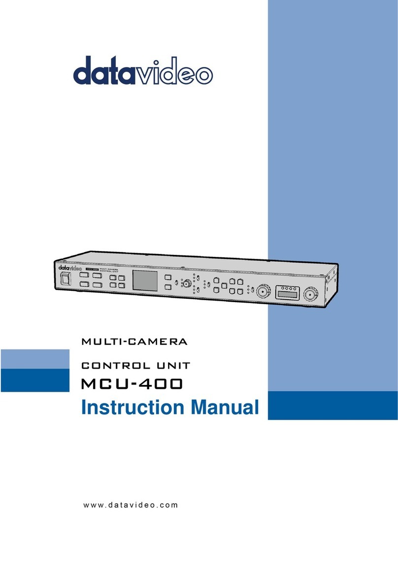 Data Video MCU-400 instruction manual