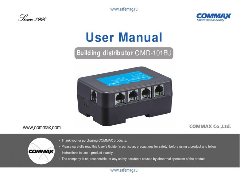 Commax CMD-101BU user manual
