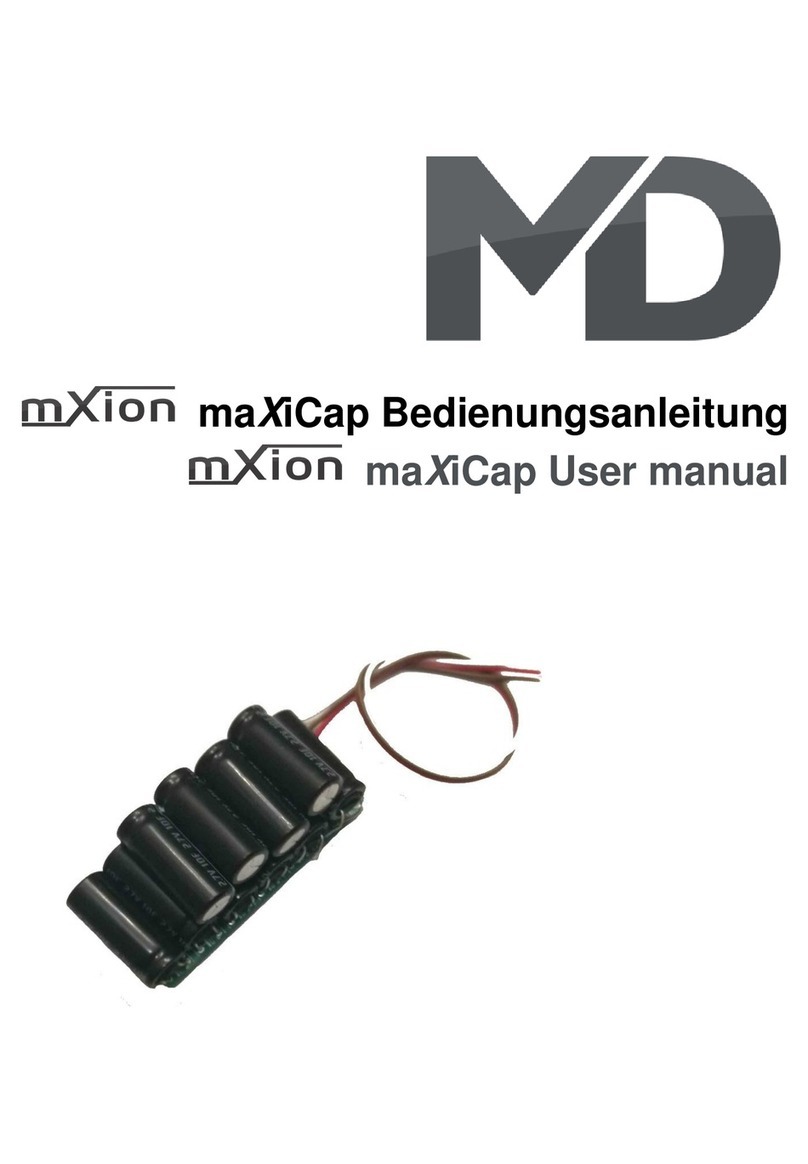 MD mXion maXiCap user manual