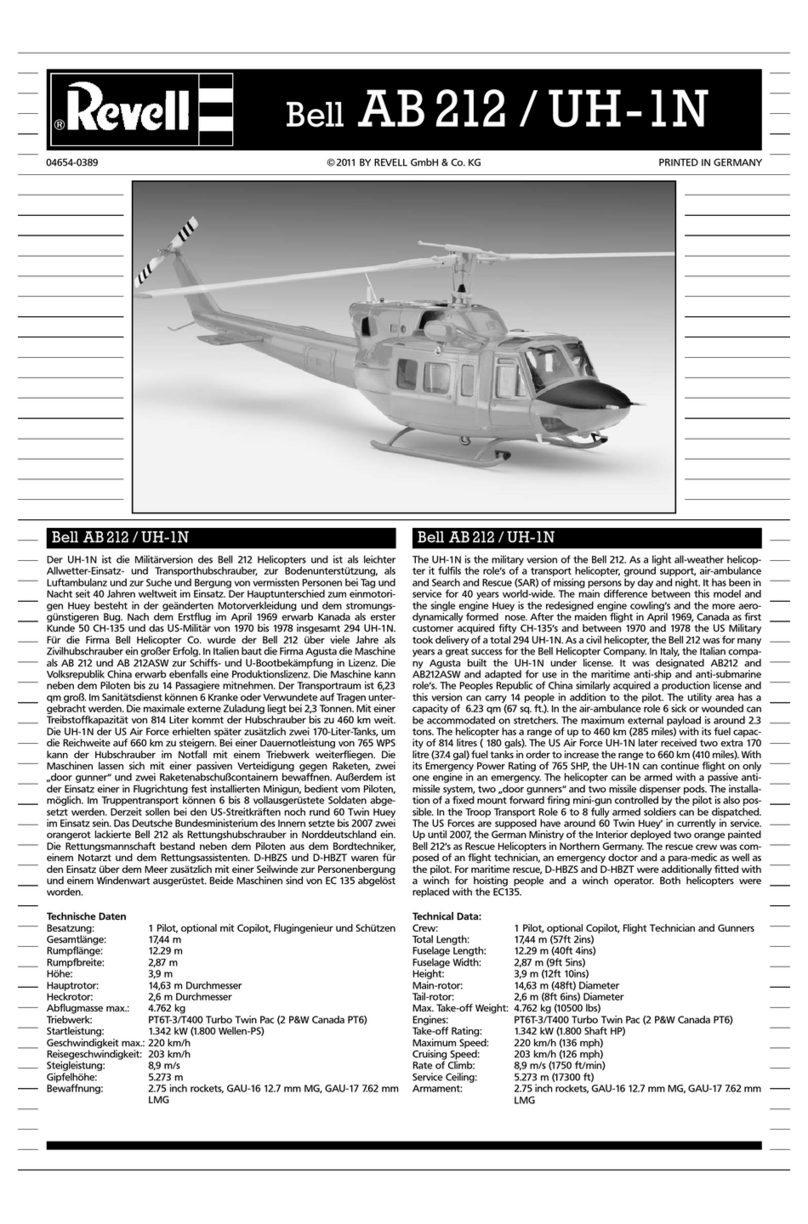 REVELL 04654 User manual REVELL 04654 User manual