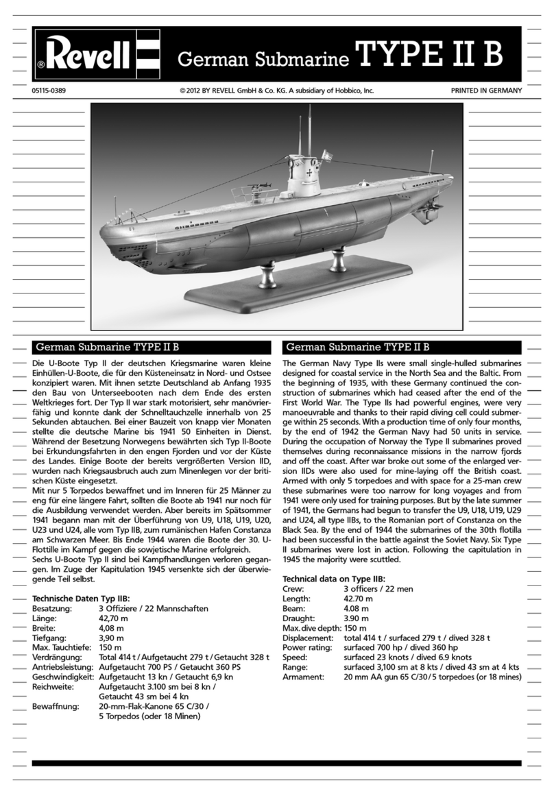 REVELL 05115 User manual