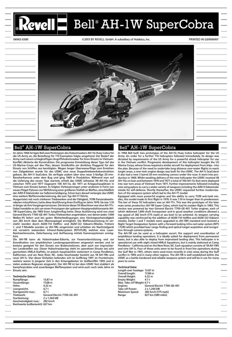 REVELL 04943 User manual