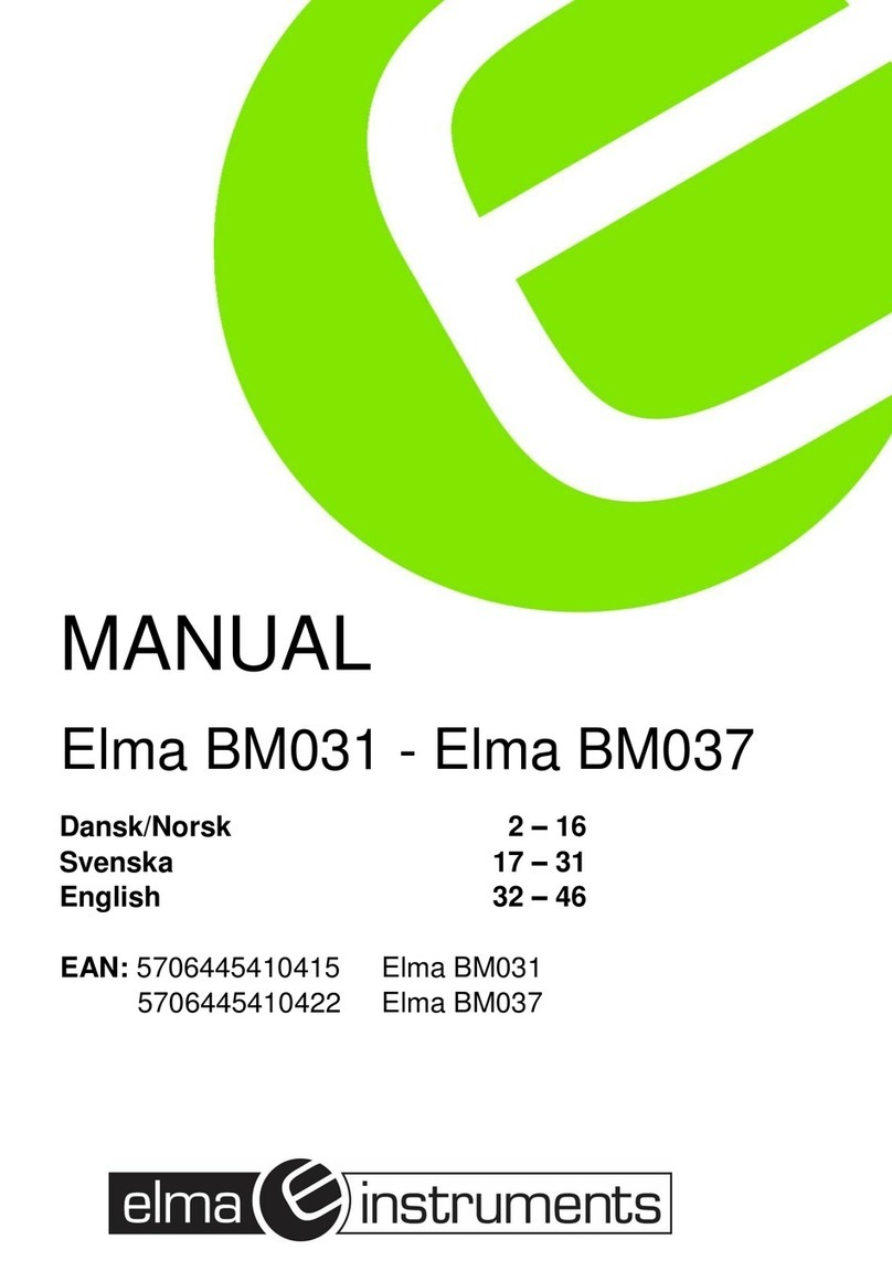 Elma Instruments BM031 User manual
