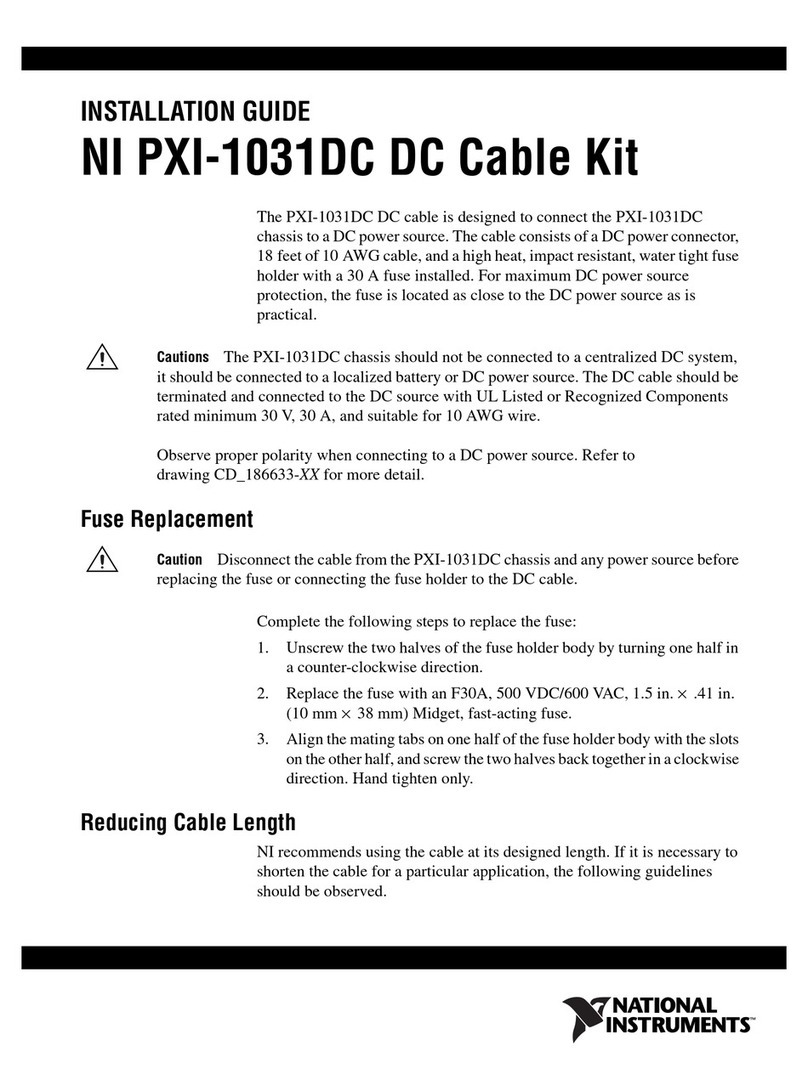 National Instruments PXI-1031DC User manual National Instruments PXI-1031DC User manual