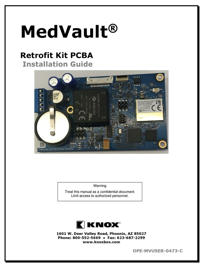 Knox MedVault 2.5 Mini installation guide