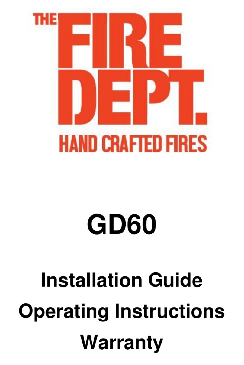 Fire dept GD60 Installation Guide Operating Instructions Warranty