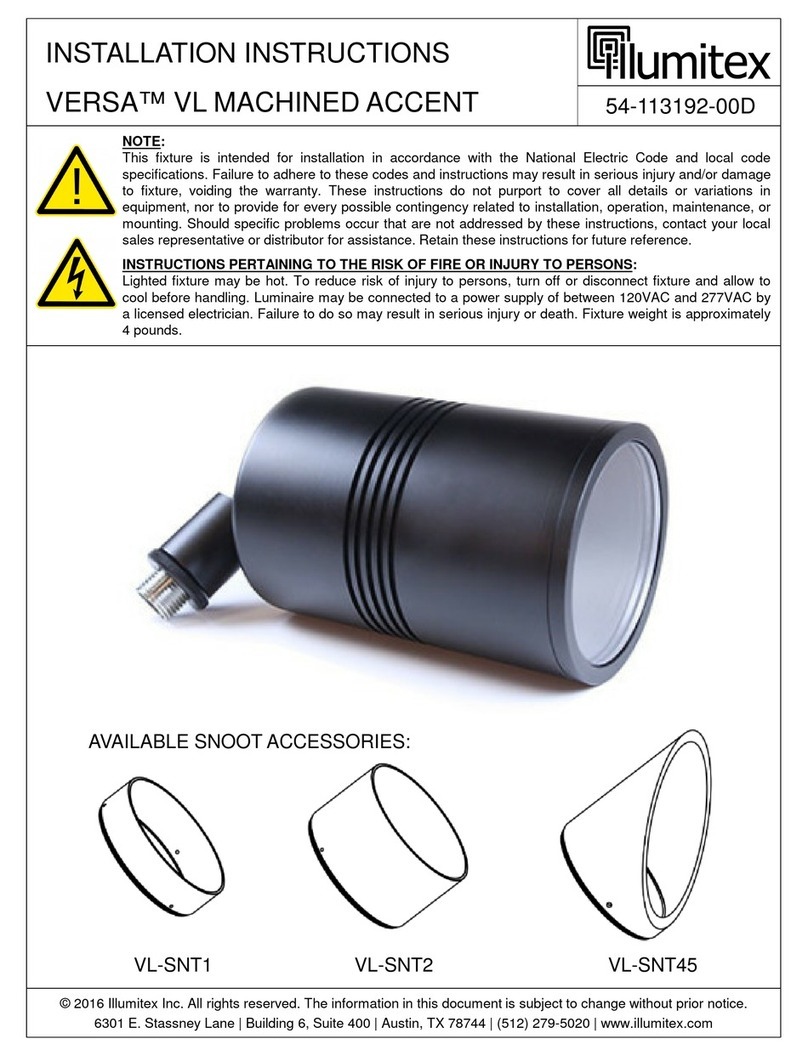 Illumitex VERSA VL installation instructions