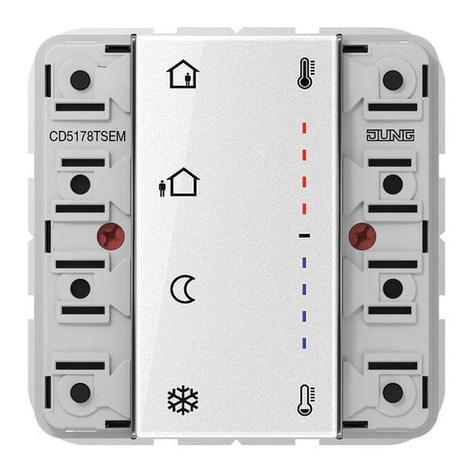 Jung KNX 5178TSM-01 Series operating instructions