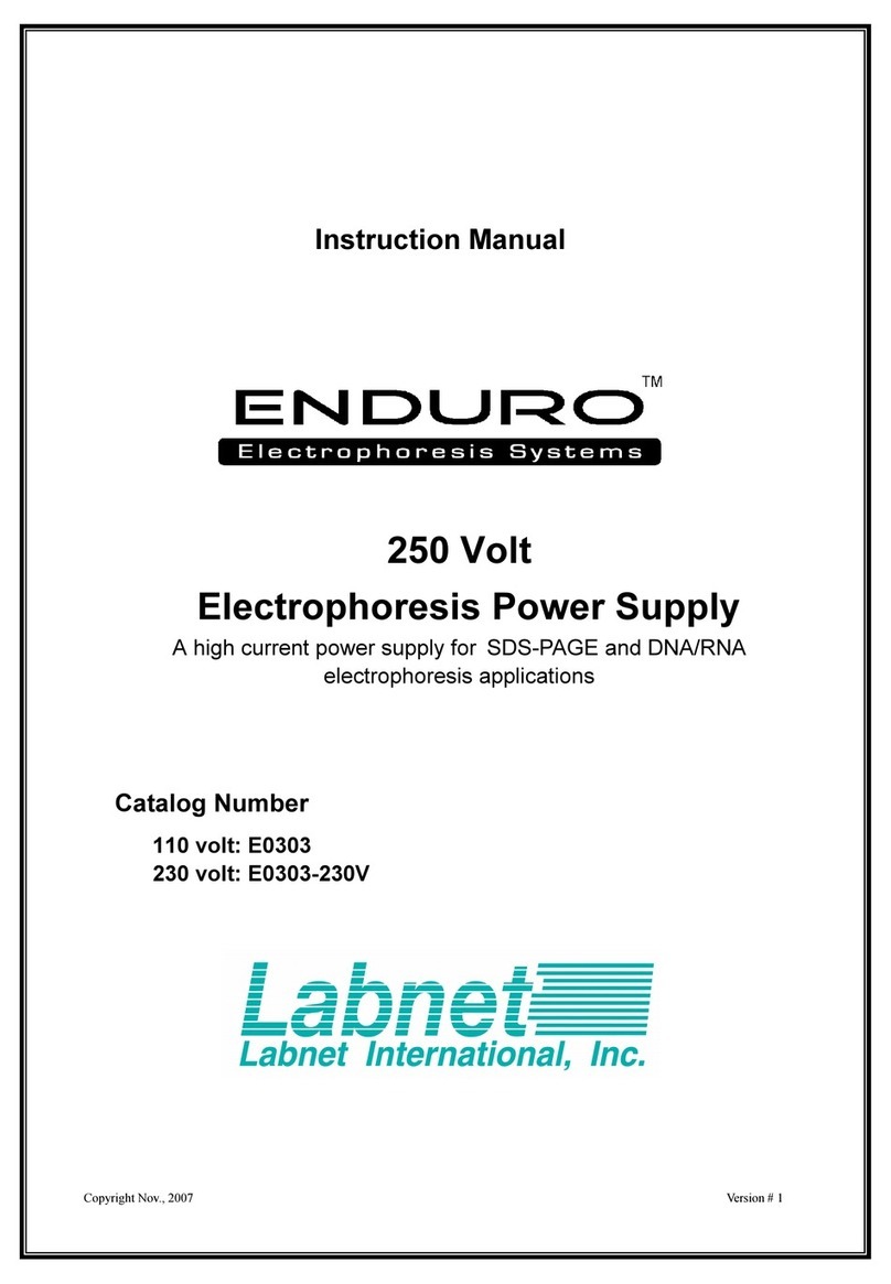 Labnet Enduro E0303 instruction manual