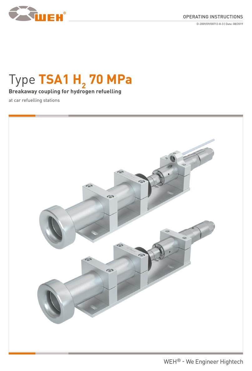Weh TSA1 H2 70 MPa User manual