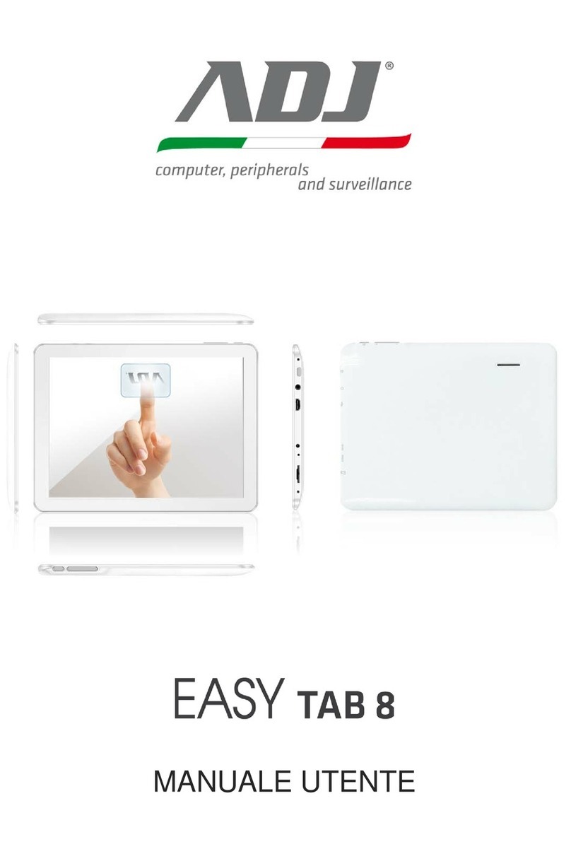 ADJ Easy TAB 8 User manual