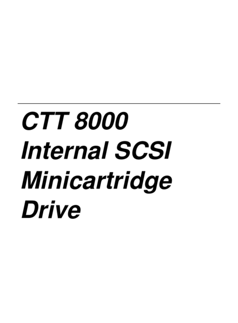 Seagate Technology CTT 8000 User manual