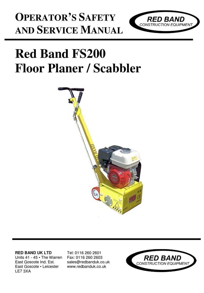 RED BAND FS200-P Petrol Operator's safety and service manual
