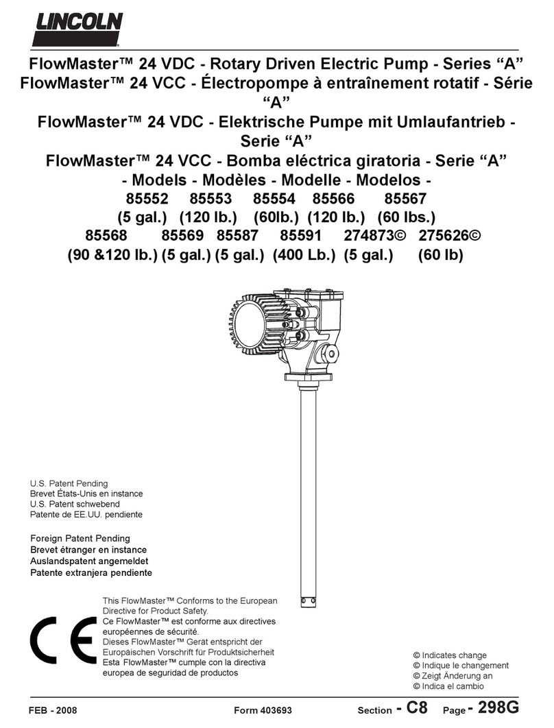Lincoln FlowMaster 85552 manual