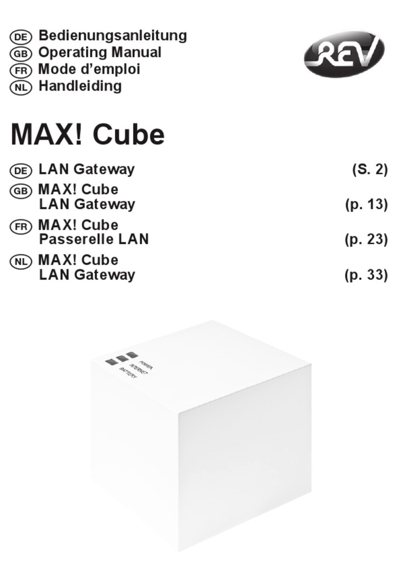 REV MAX! Cube User manual