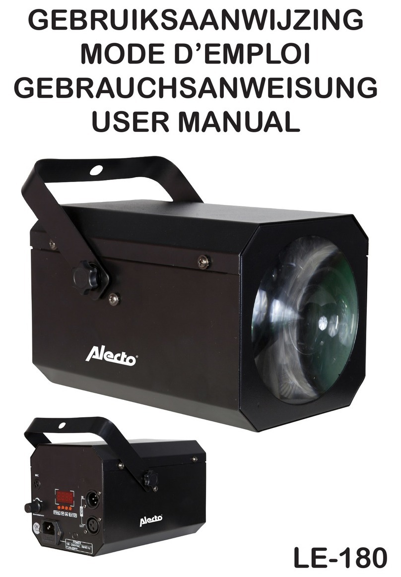 Alecto LE-180 user manual