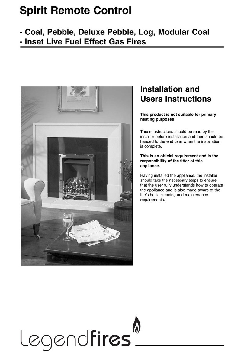 Legendfires Spirit Installation and user instructions
