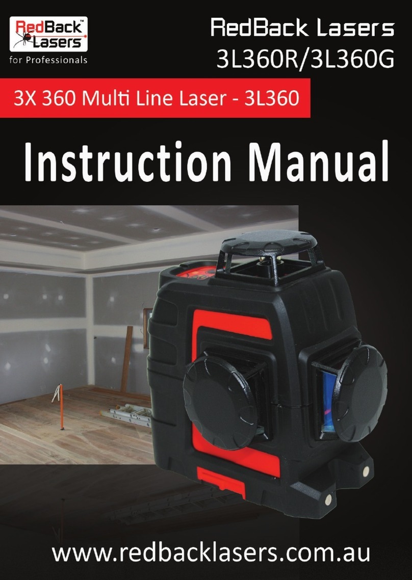 RedBack Lasers 3L360 Series User manual