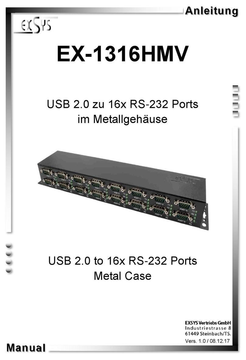 Exsys EX-1316HMV User manual