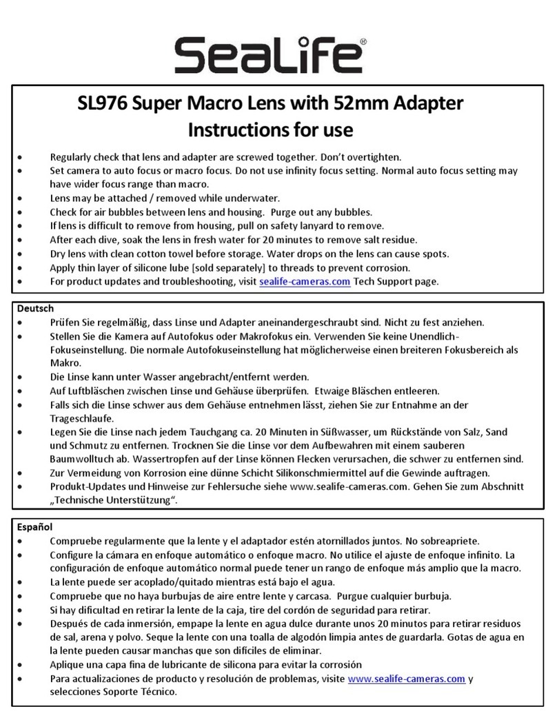 Sealife SL976 Instructions for use