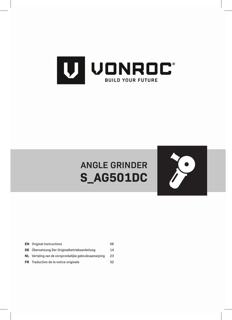 VONROC S_AG501DC Original instructions