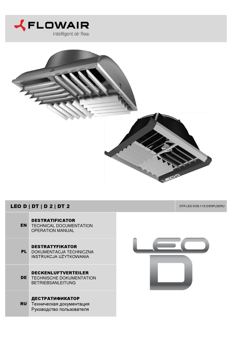 flowair DT Technical documentation operation manual