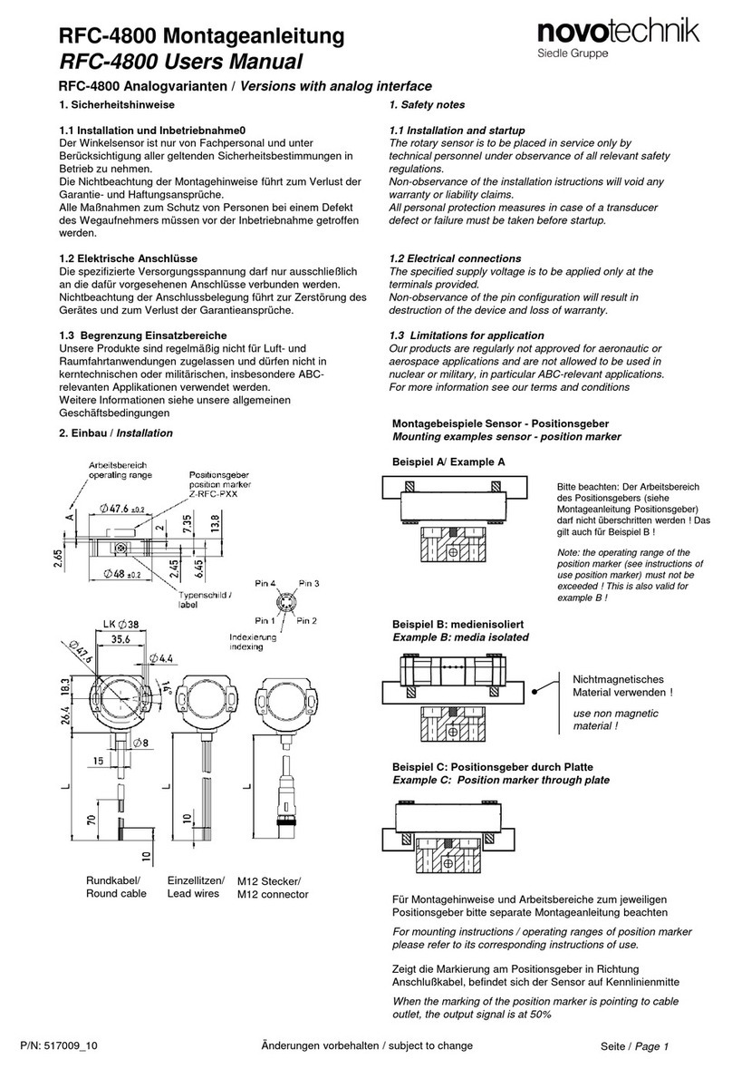 Siedle Novotechnik RFC-4800 user manual