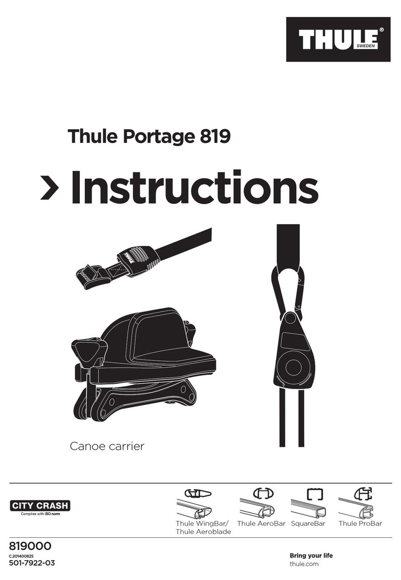 Thule PORTAGE 819 instructions