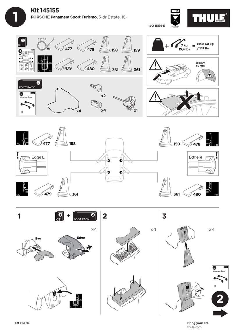 Thule 145155 User manual