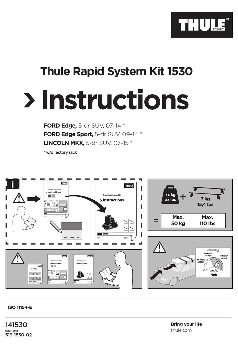 Thule Rapid System 1530 User manual
